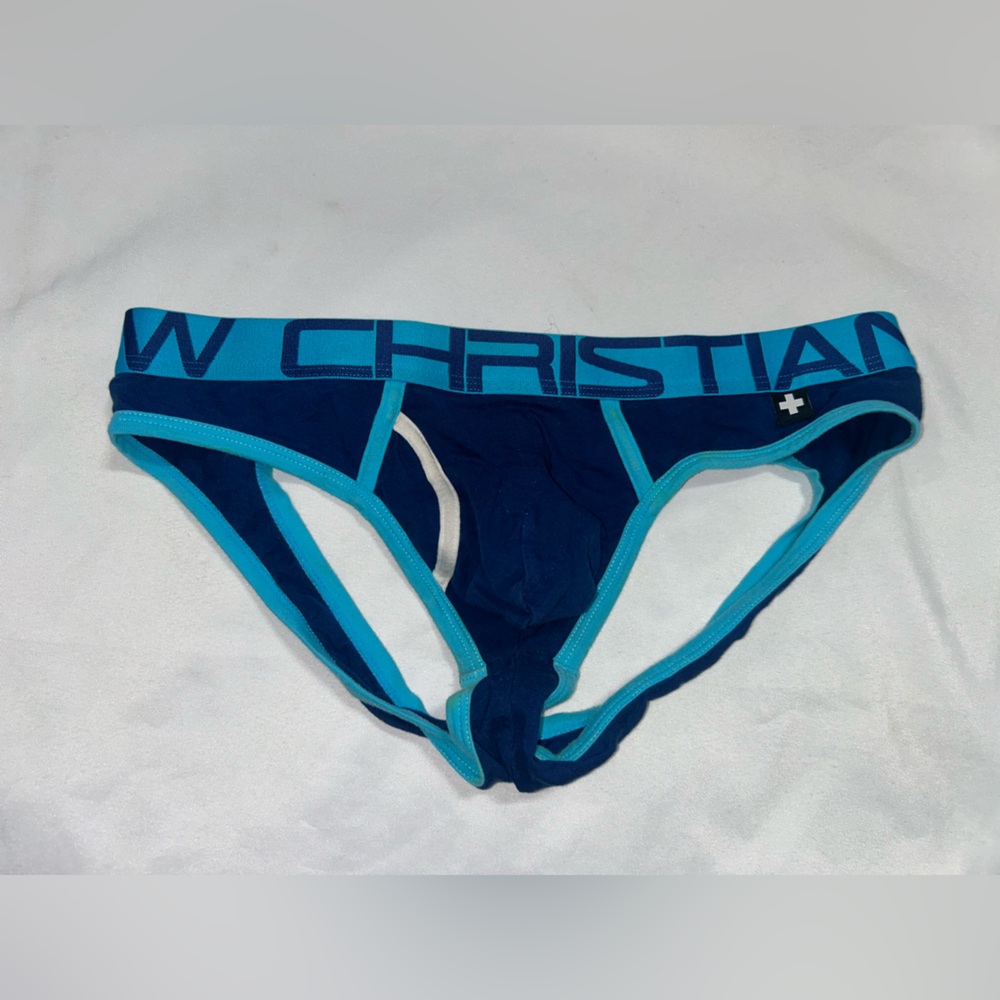 Andrew Christian Blue Bikini Briefs